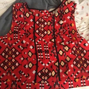 GB blouse with buttons down the back